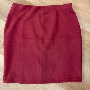 Elegant Red Skirt
